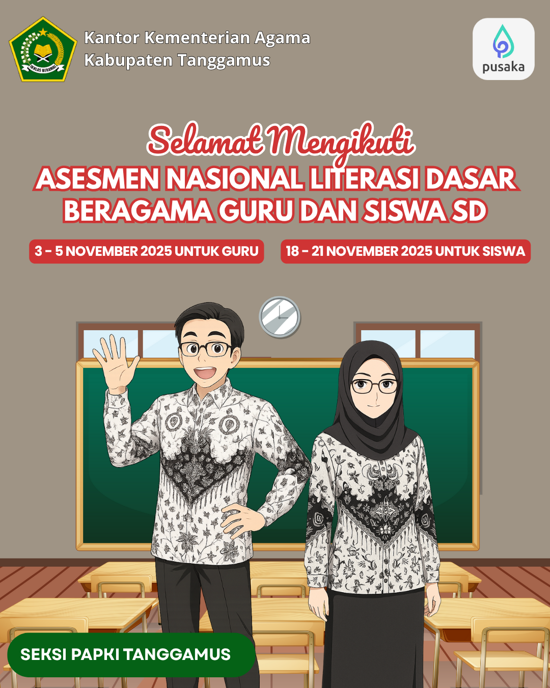 Selamat Mengikuti ANLDB Guru PAI dan Siswa SD