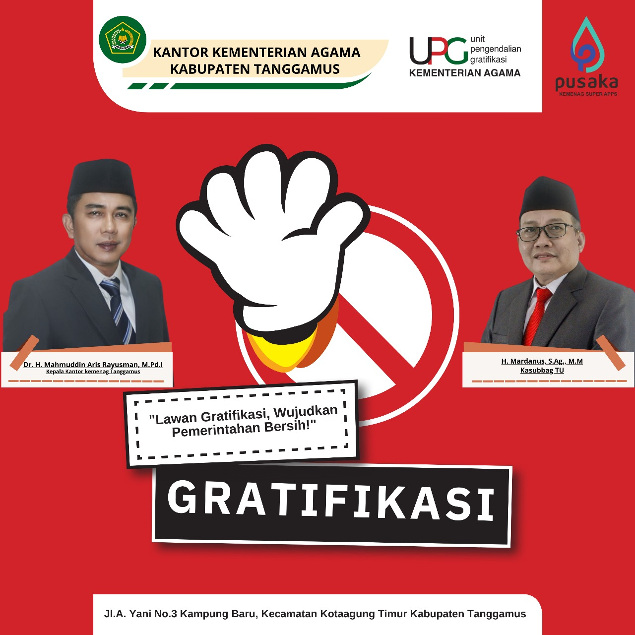 Tolak Gratifikasi